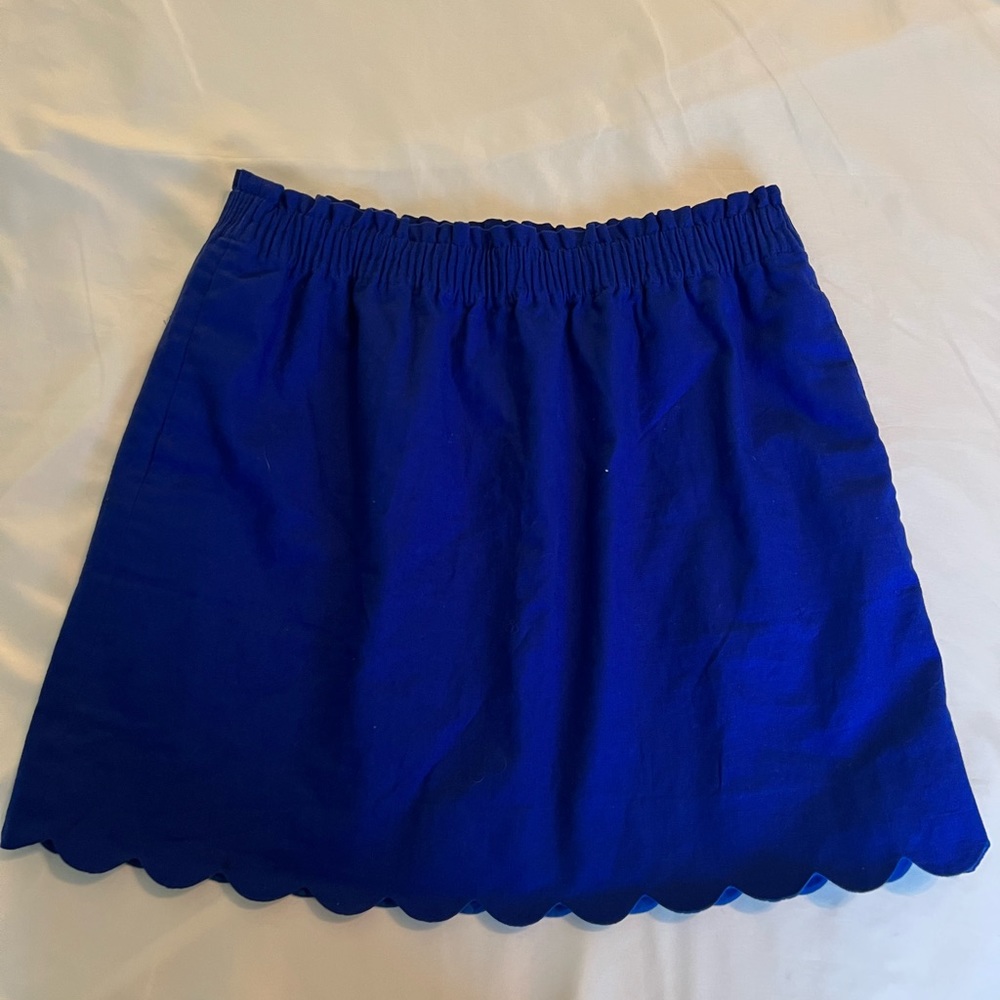 J. Crew Paperbag Skirt - Scalloped Trim